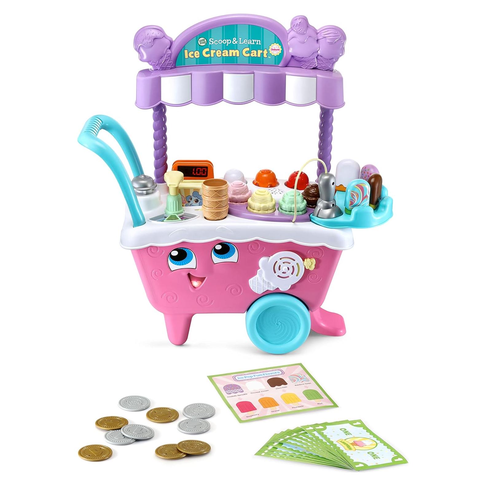 Carrito de Helados VTech Scoop and Learn Deluxe Rosa