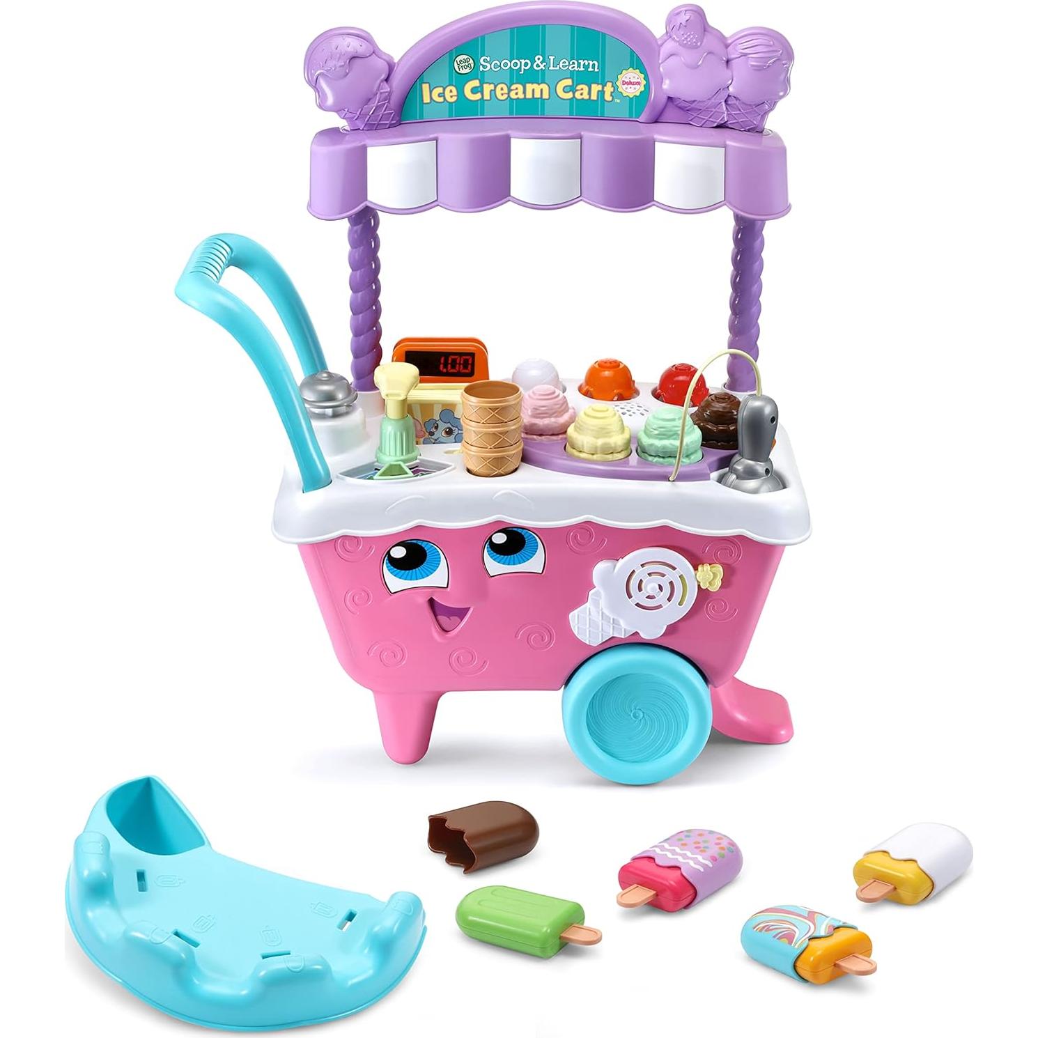 Carrito de Helados VTech Scoop and Learn Deluxe Rosa