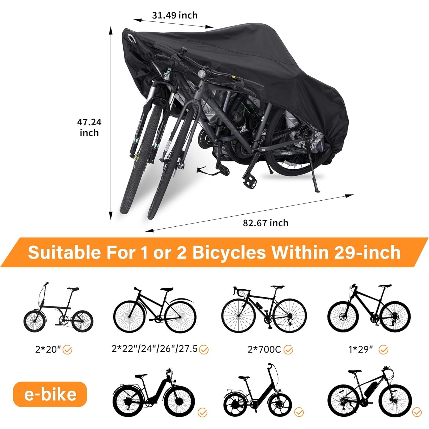 Funda Impermeable para Bicicleta BLEJOY XL 1-2 Bicicletas
