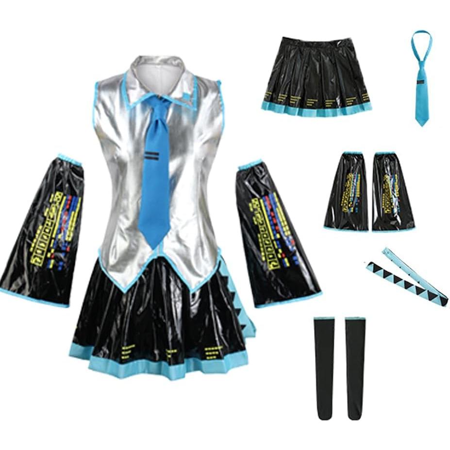 Disfraz de Cosplay Anime Completo Adulto Unisex - Negro
