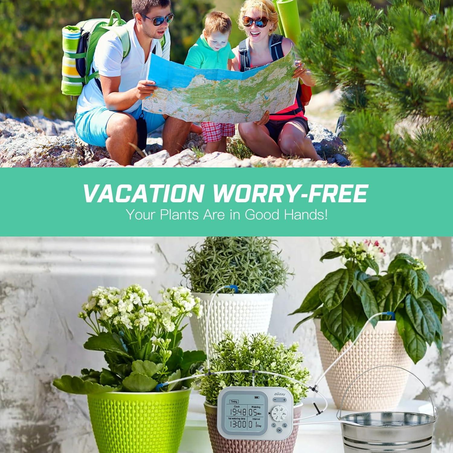 Sistema de riego automático Dongguan 15 macetas con temporizador