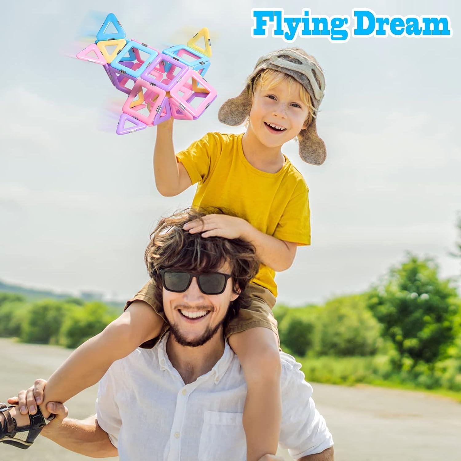 Bloques Magnéticos de Construcción Tolnetr 40PCS para Niños 3+