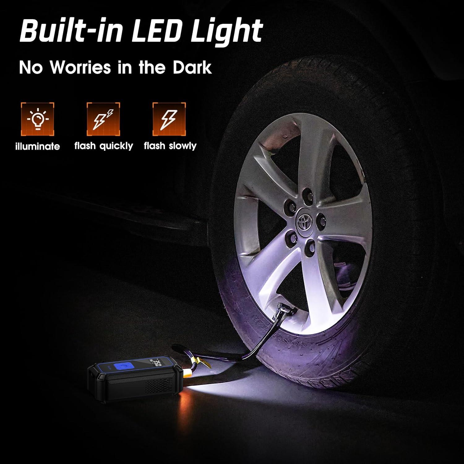 Compresor de Aire OlarHike TIC3V311 - Inflación Rápida 0.88kg