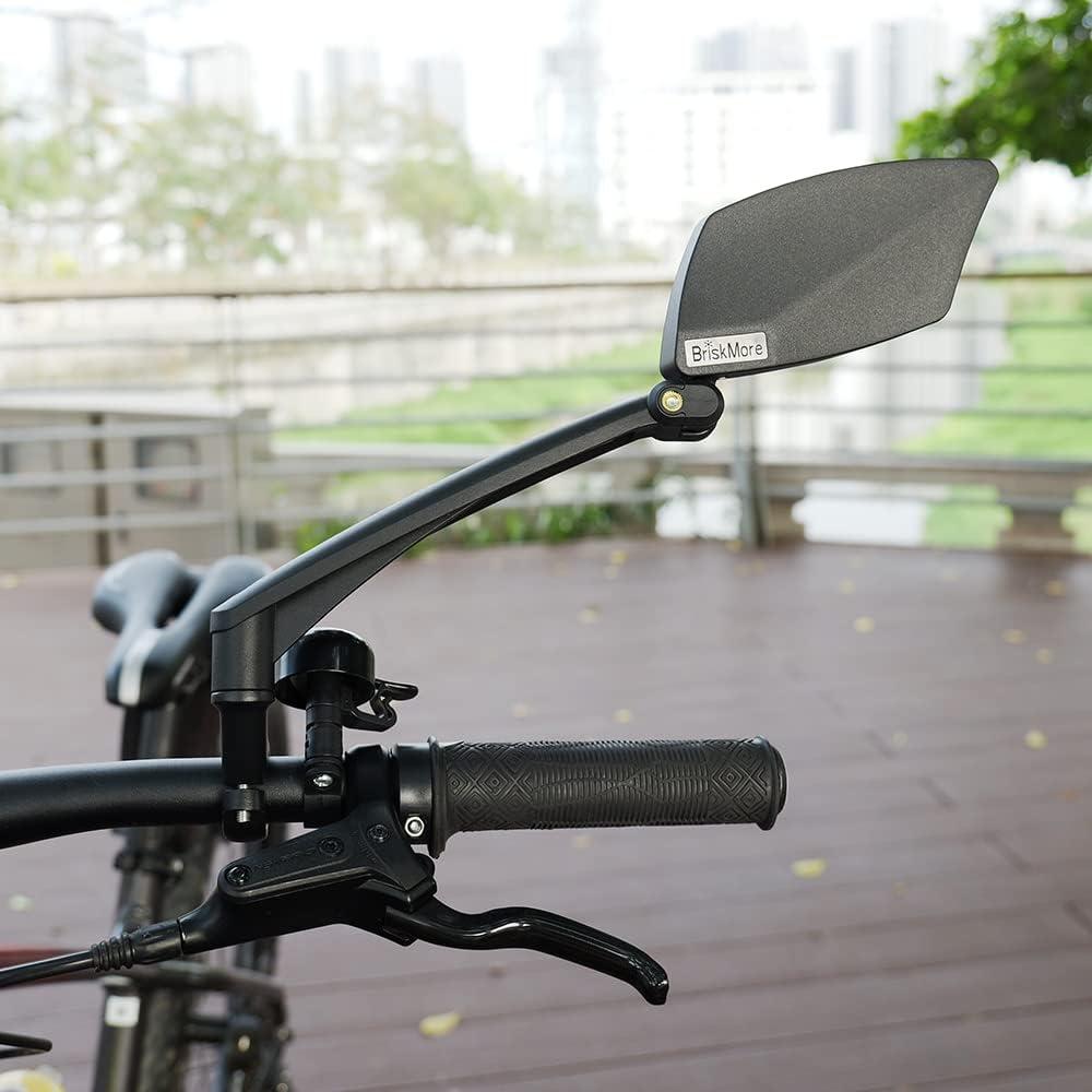 Espejo de Manillar BriskMore para Bicicleta Izquierda 11.94x6.10cm