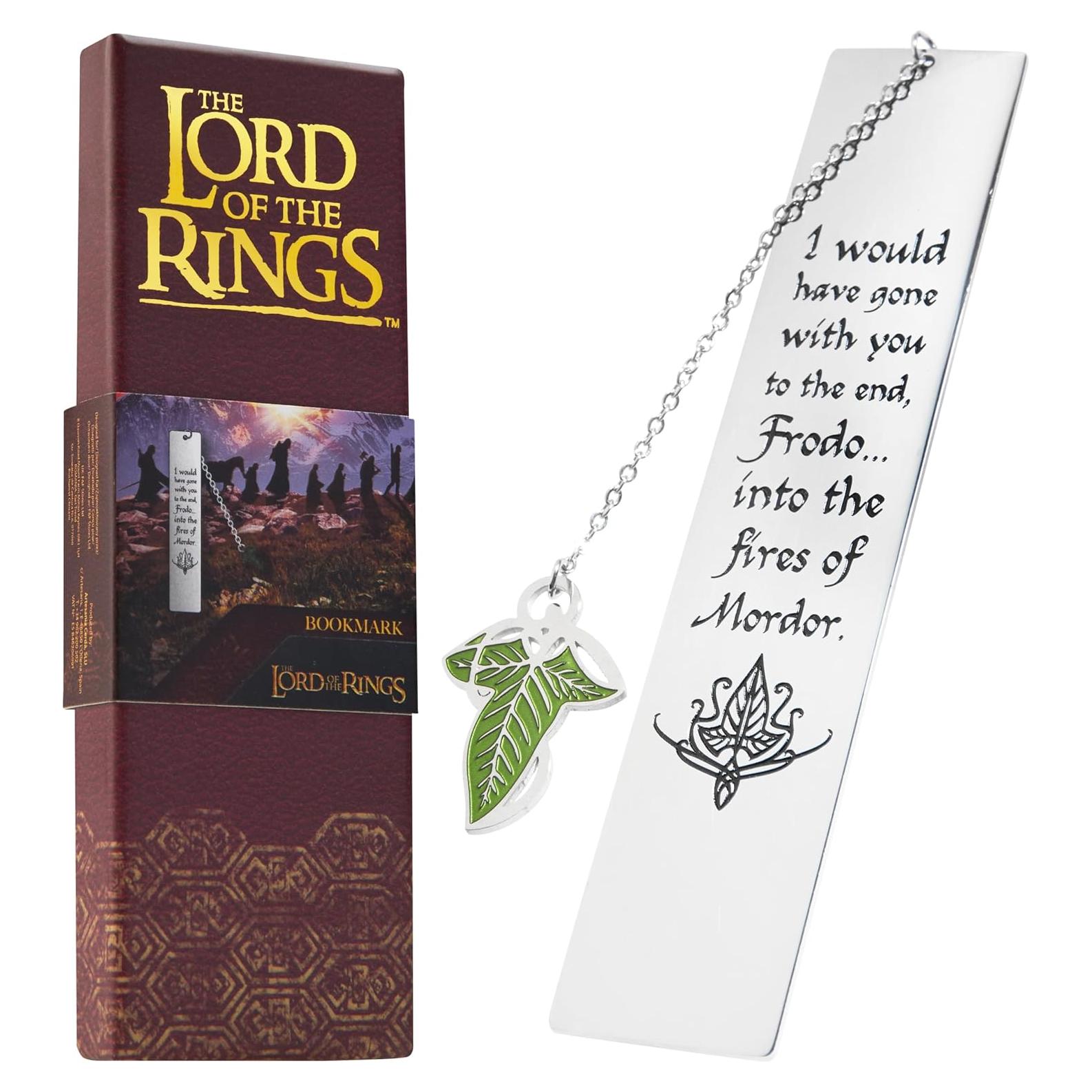 Marcador de Metal El Señor de los Anillos - Acero Inoxidable