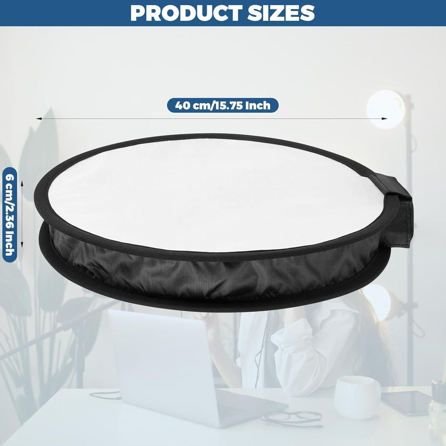 Softbox Redondo Suave 40 cm Pilipane para Speedlite - Difusor de Luz