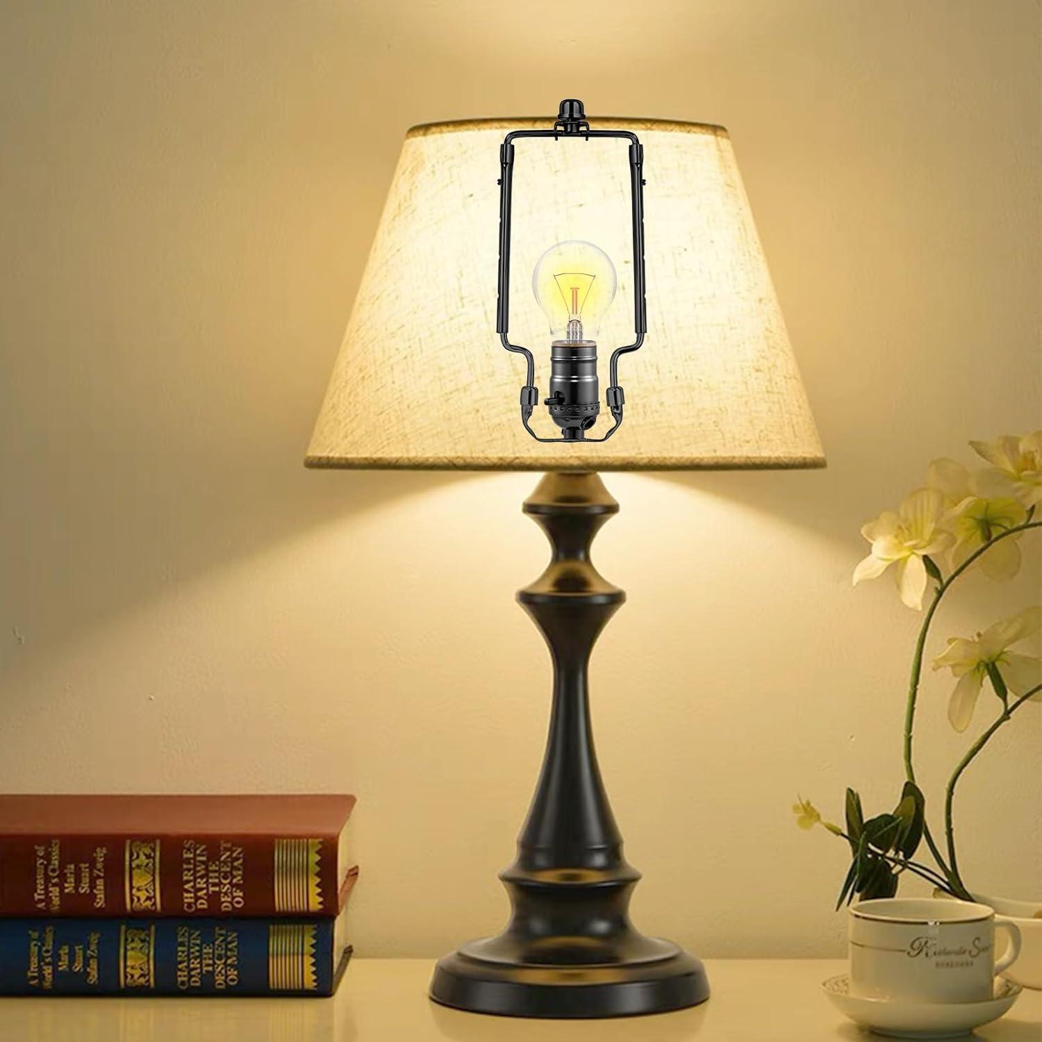 Soporte de Lámpara Ajustable FineLux 17-25 cm Negro