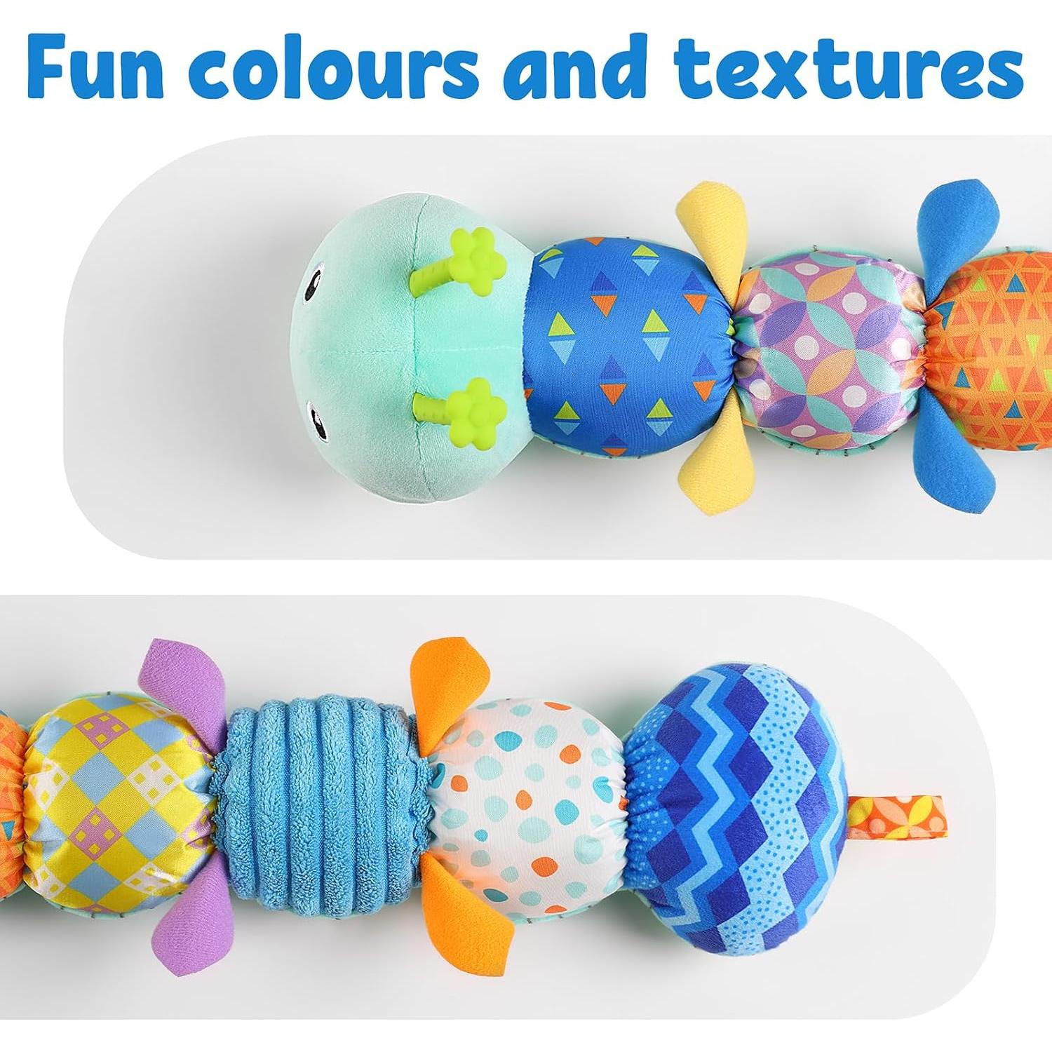 Juguete Musical Oruga LIGHTDESIRE para Bebés 0-12 Meses Azul