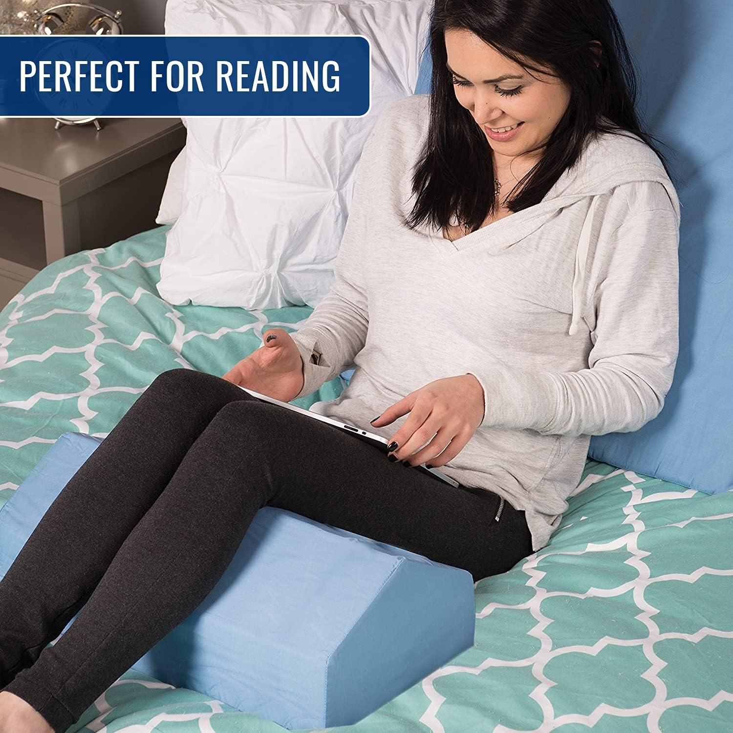 Almohada de Elevación de Pierna DMI 42x25.4x17.8 cm Azul