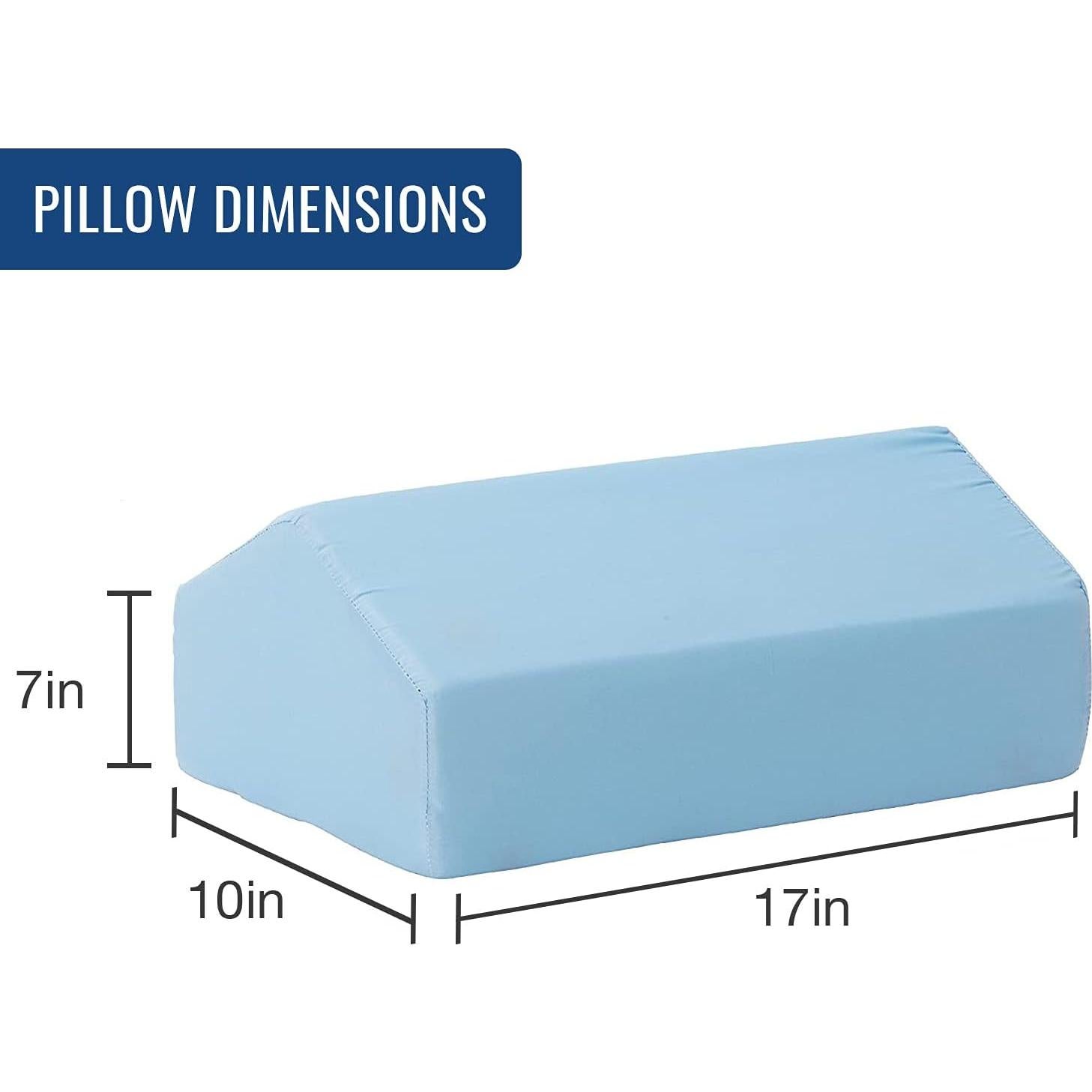 Almohada de Elevación de Pierna DMI 42x25.4x17.8 cm Azul