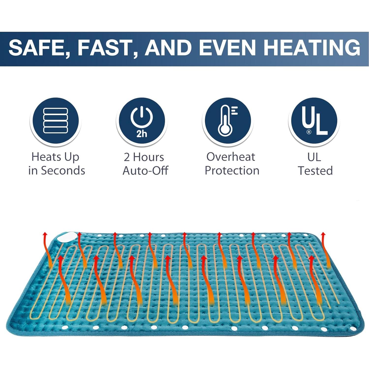Almohadilla Térmica DAILYLIFE 43x84 cm Eléctrica Lavable