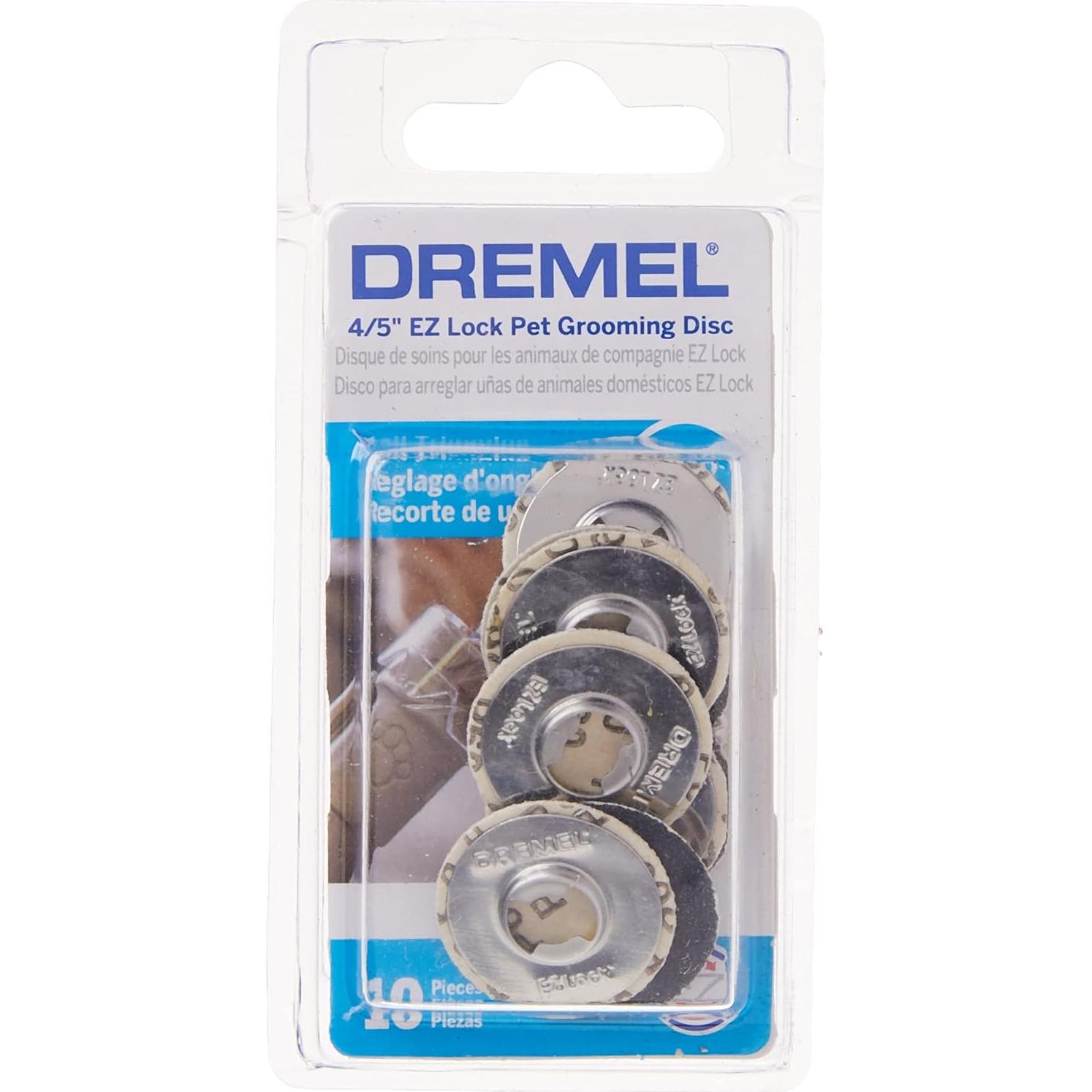 Dremel AT01-PGK Accesorio Protección Uñas Mascotas con Discos Lijado