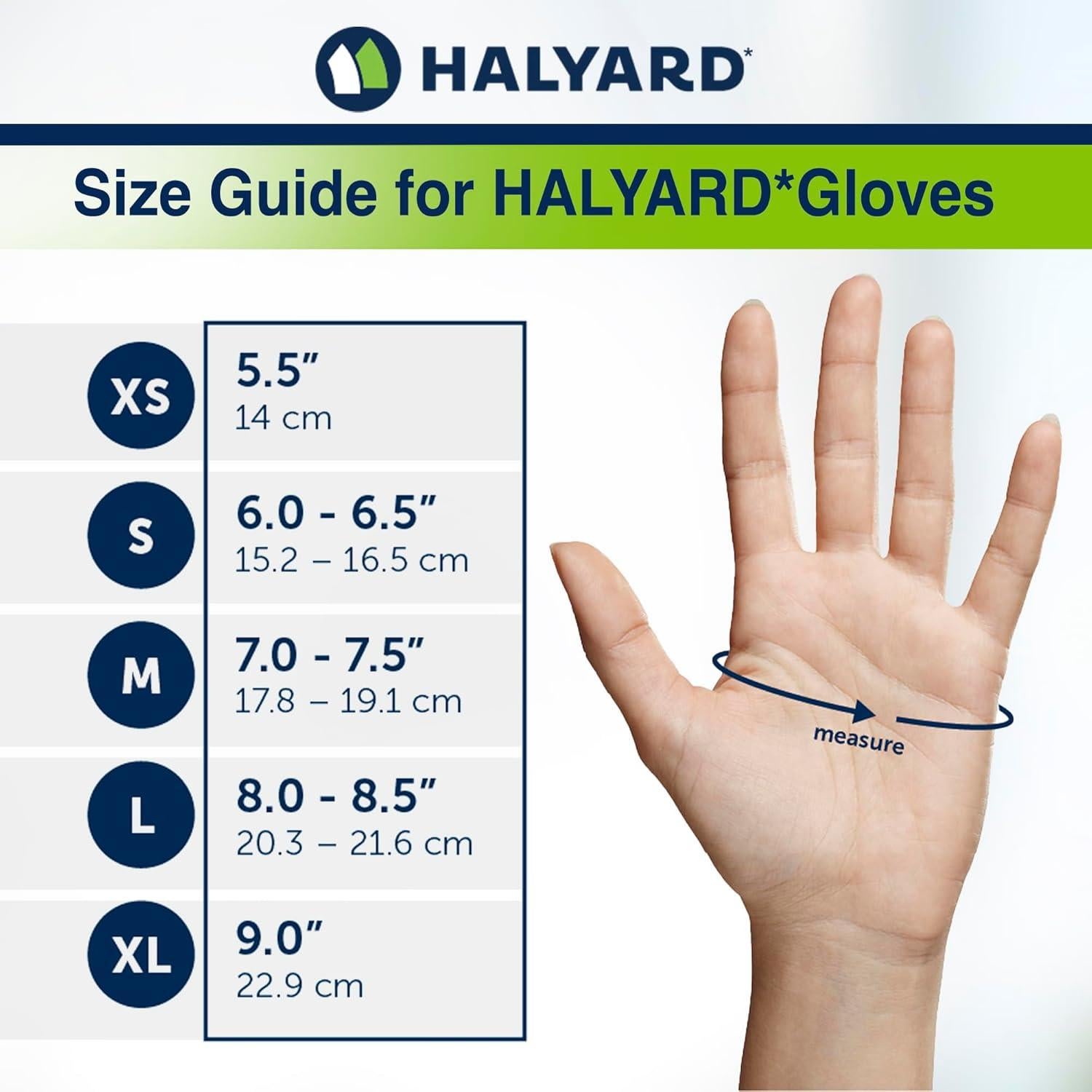 Guantes de Examen Nitrilo Lavanda Halyard X-Grande 24.1 cm (Caja 230)