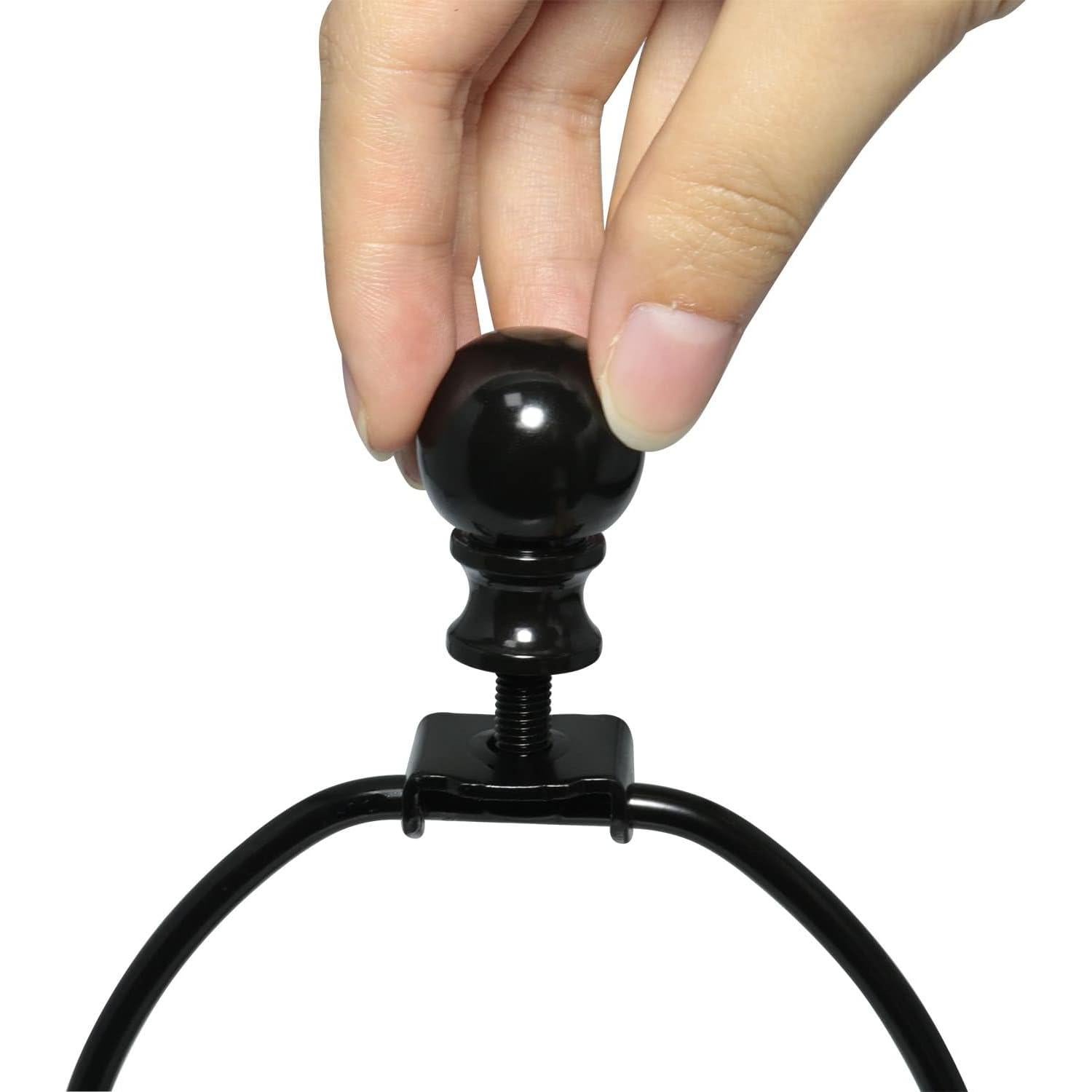 Soporte de Arpa de Lámpara DGBRSM 17.78 cm Negro