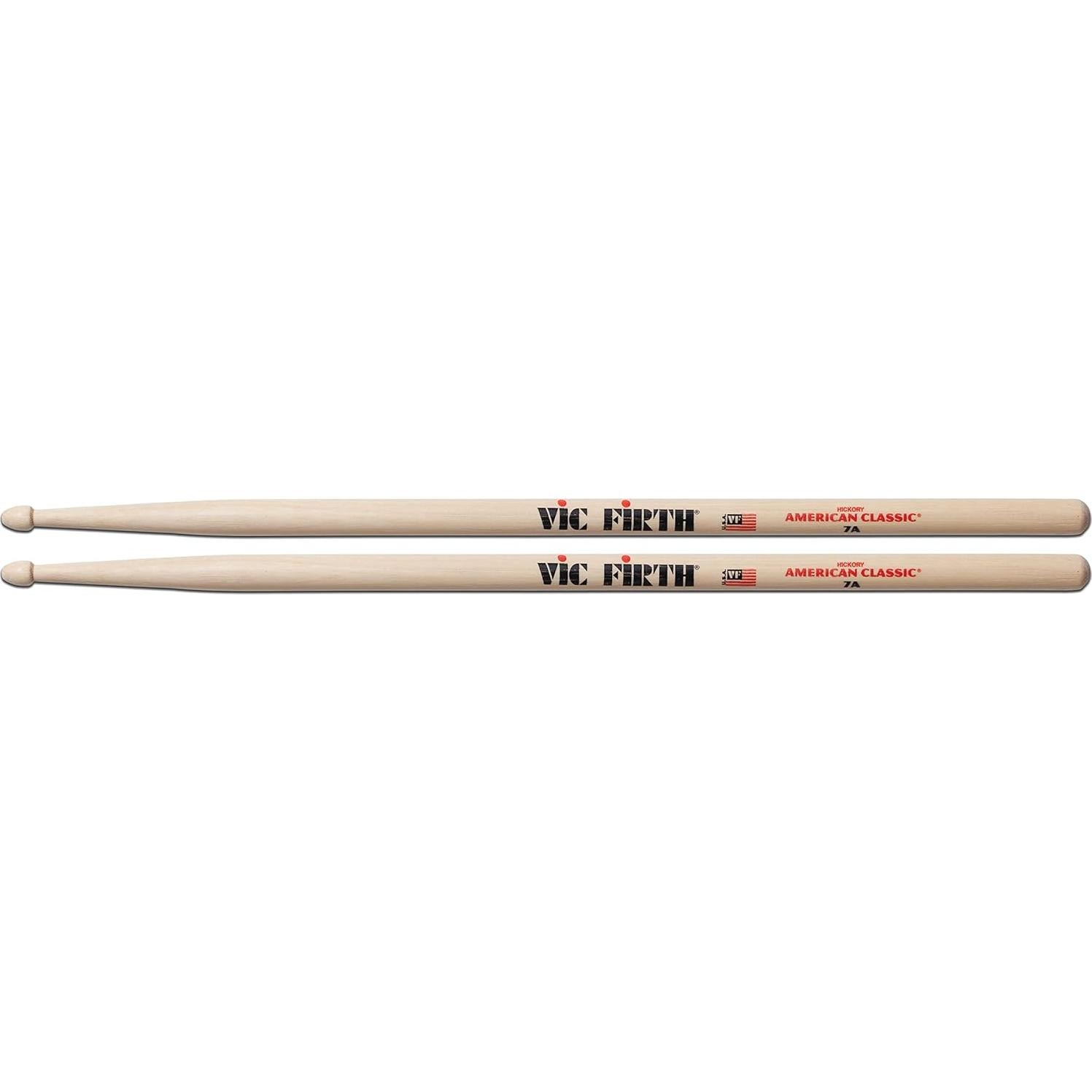 Baquetas Vic Firth 7A de Arce Natural para Jazz