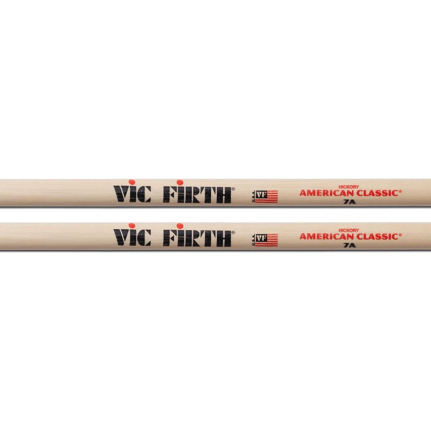 Baquetas Vic Firth 7A de Arce Natural para Jazz