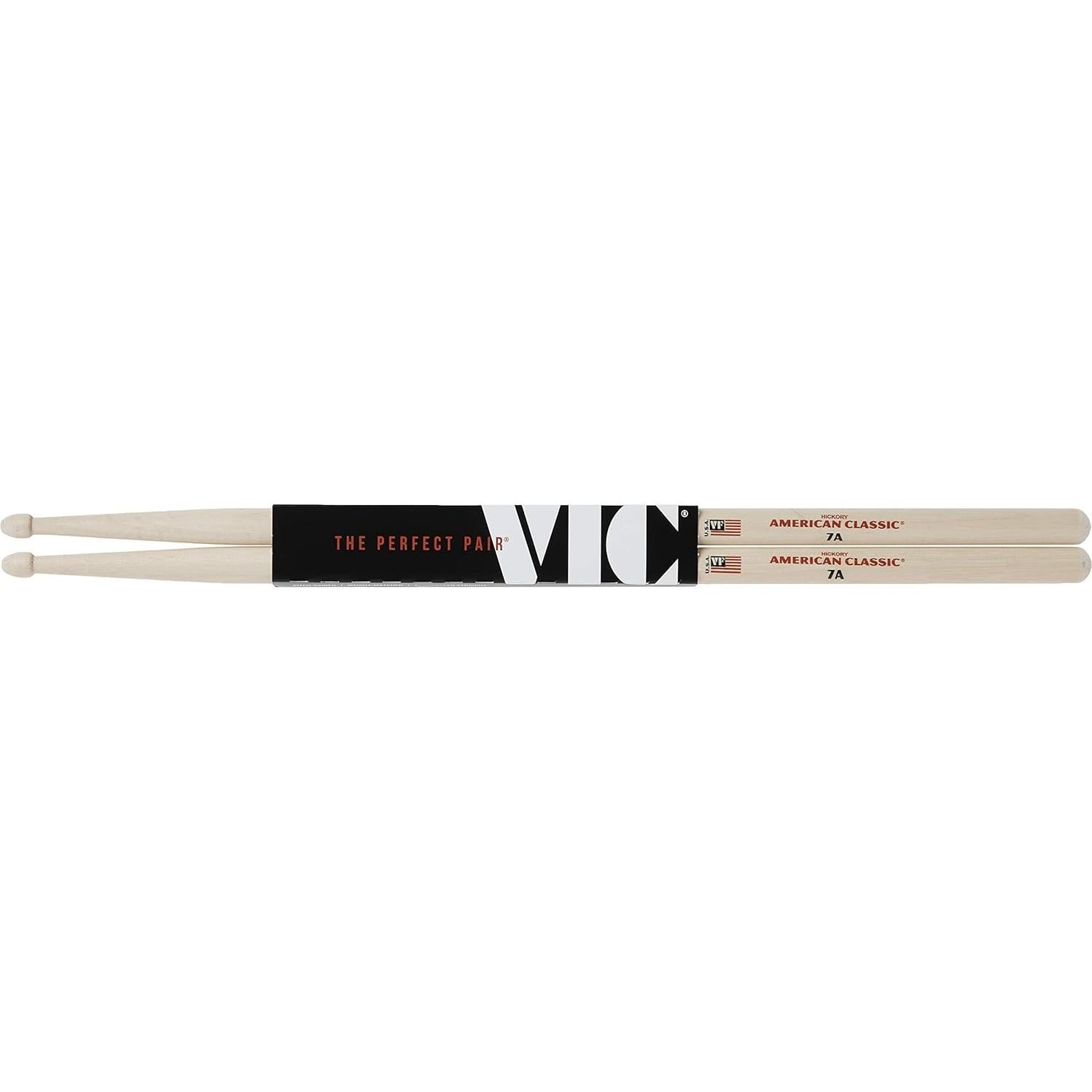 Baquetas Vic Firth 7A de Arce Natural para Jazz
