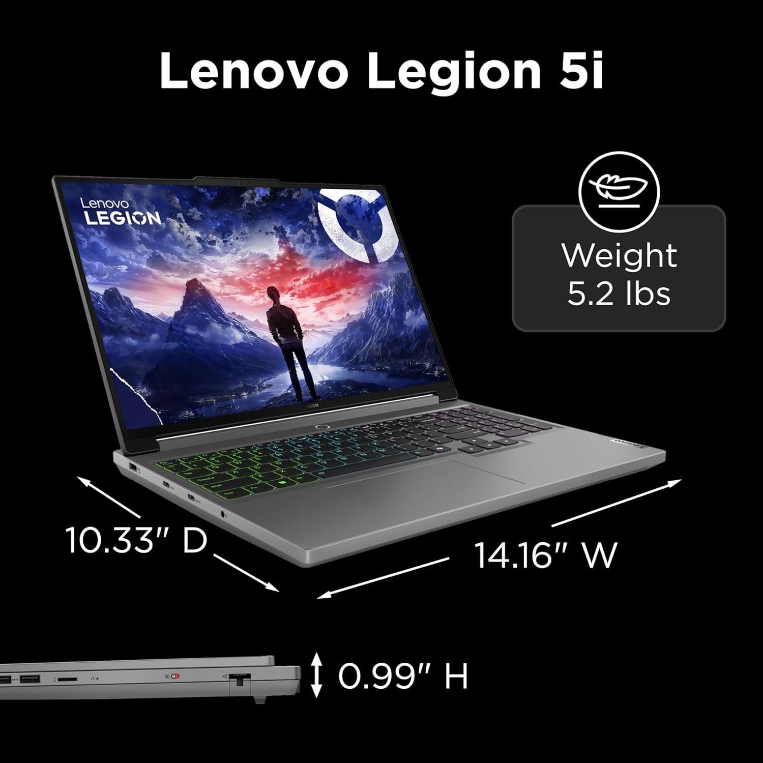 Laptop Lenovo Legion 5i - 16" - Intel i9 - RTX 4070 - 32GB RAM