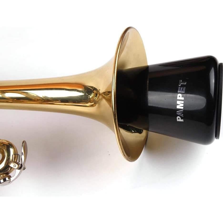 Silenciador de Trompeta PAMPET Práctico Negro 13x8 cm