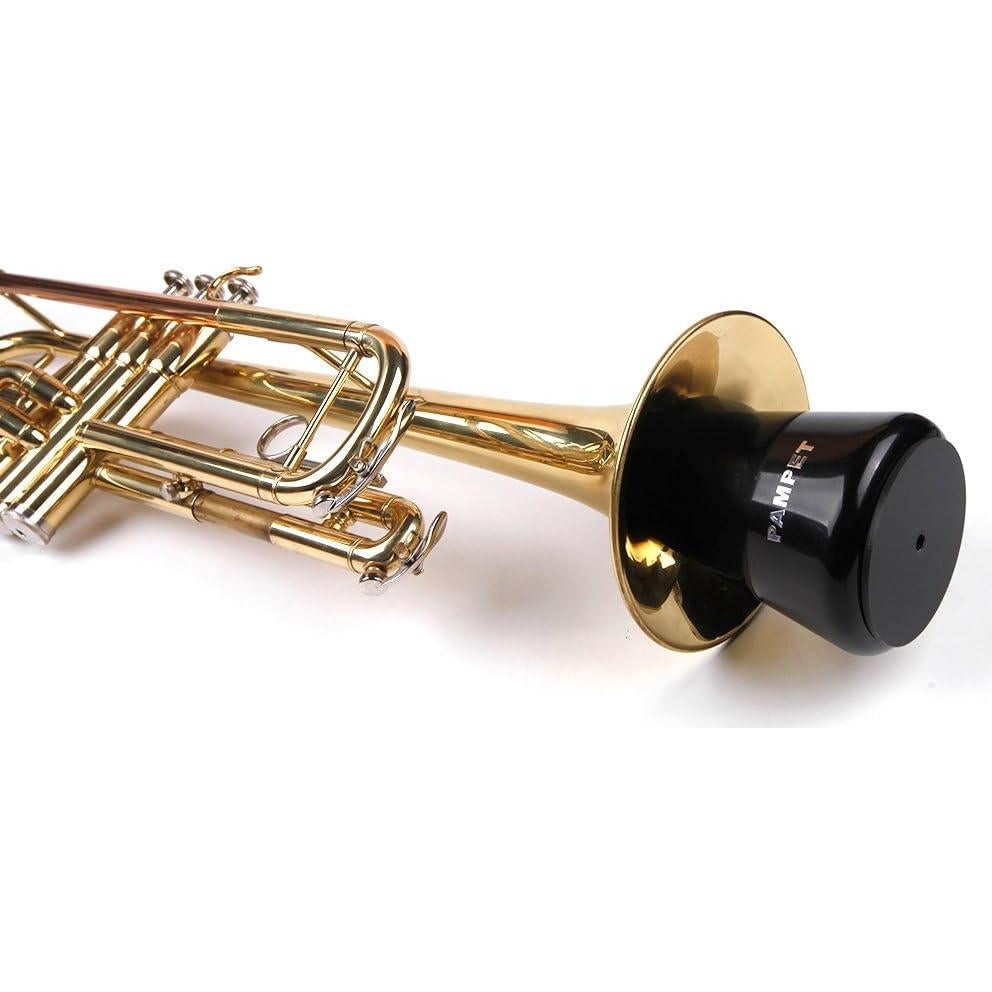 Silenciador de Trompeta PAMPET Práctico Negro 13x8 cm