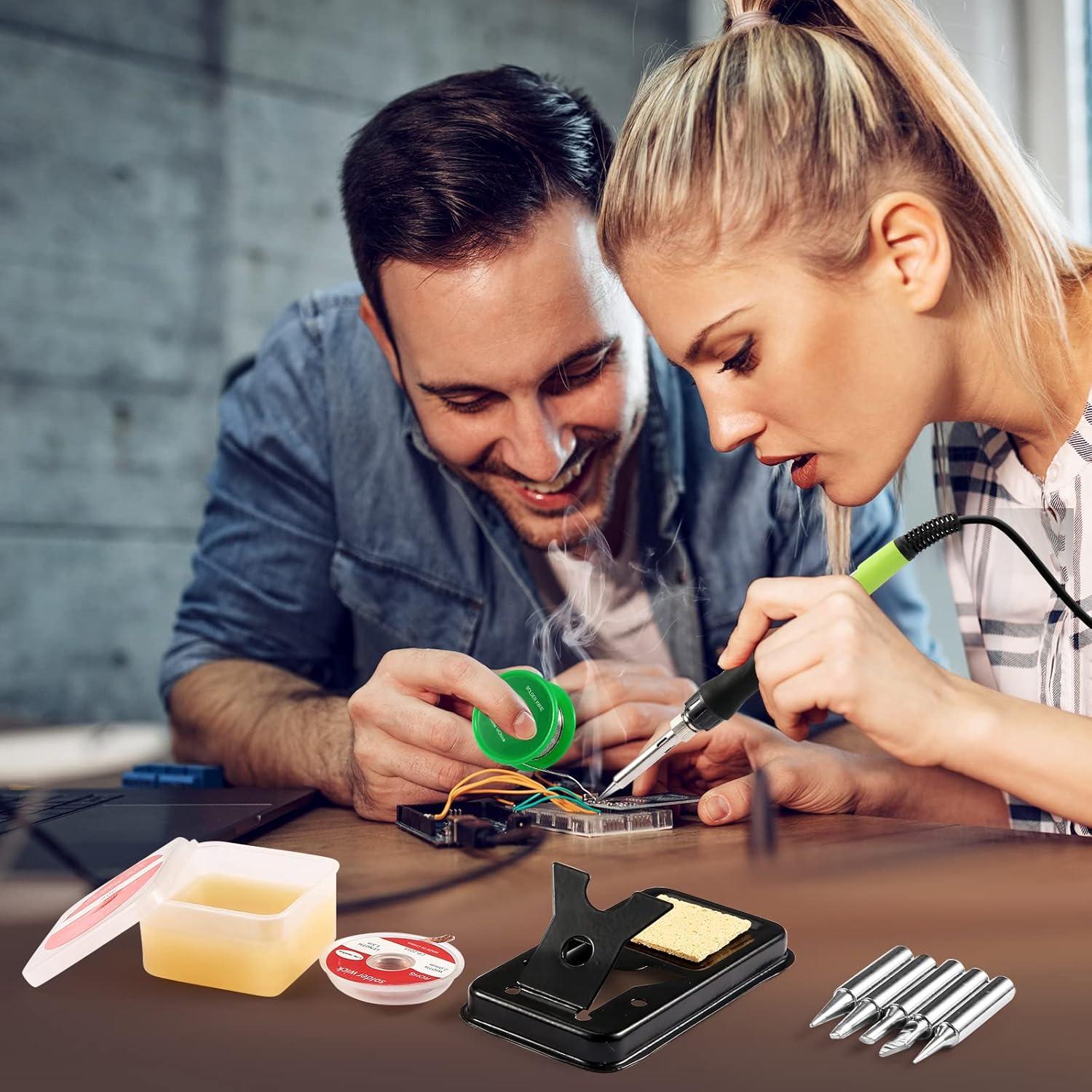 Kit de Soldador Q-MING 100W Digital con Pantalla LED