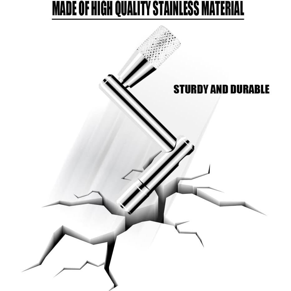 Juego de Llaves de Tambor 3 Piezas Universal con Movimiento Continuo