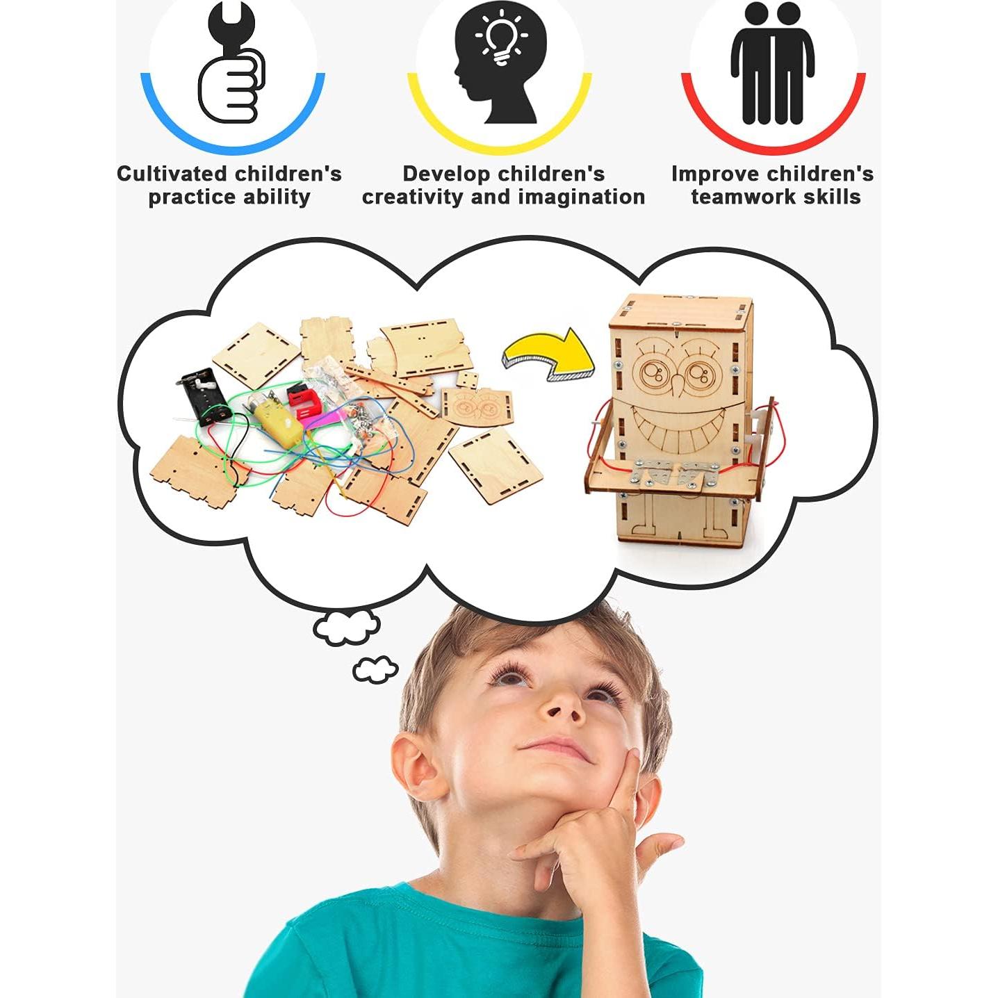 Kit STEM Poraxy 4 en 1 para Niños 8-12 Años