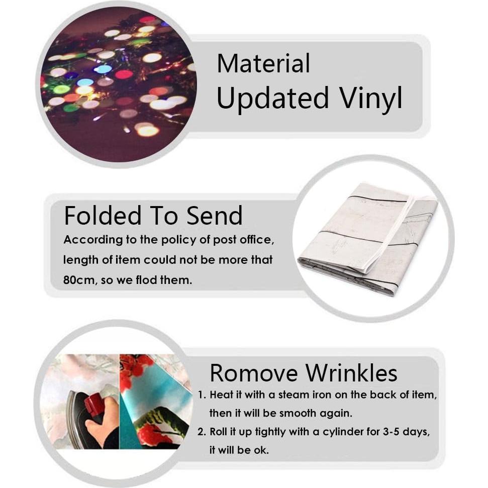 Fondo de Fotografía Vinilo AOFOTO 3x2.2m Rojo para Eventos