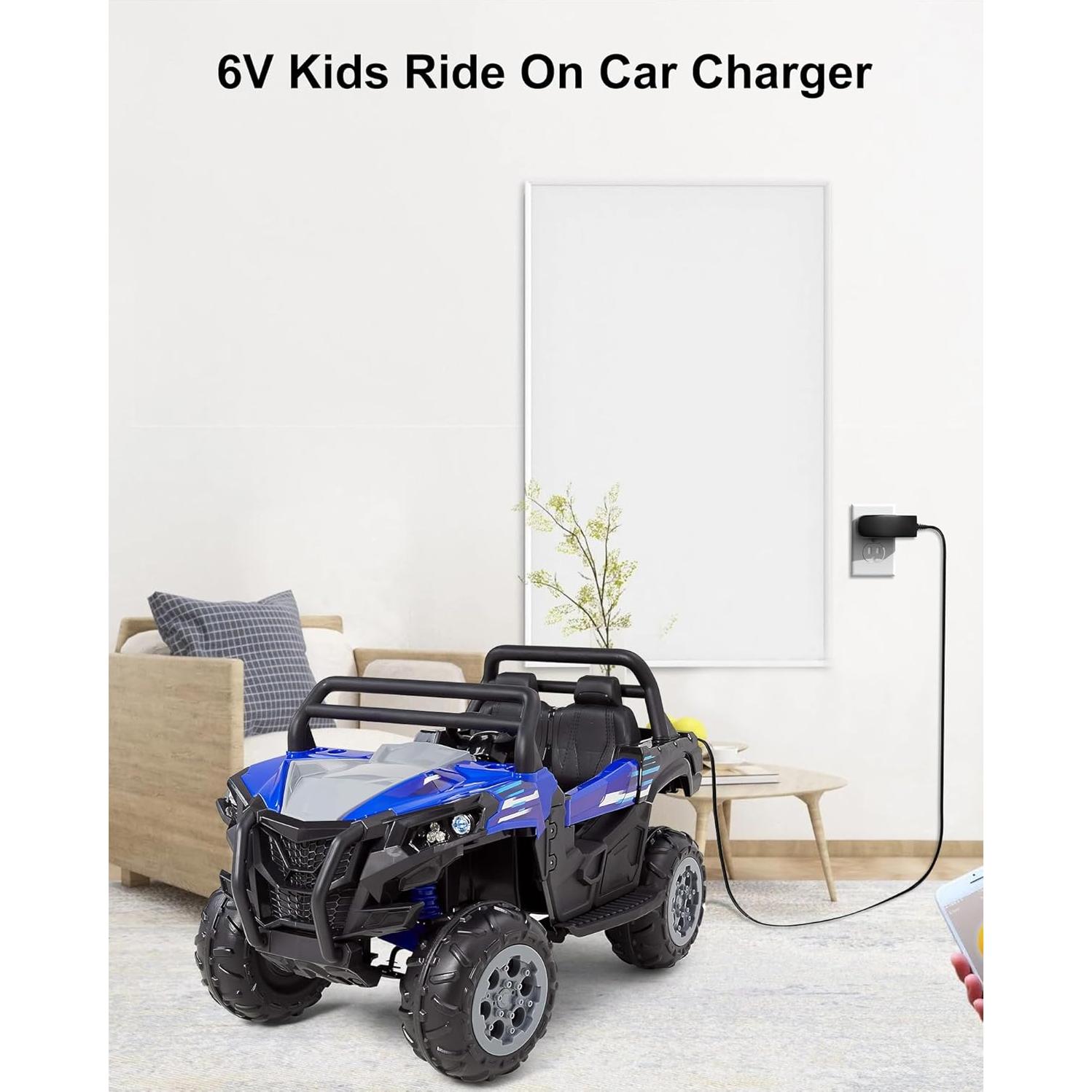 Cargador de coche VHBW 6V para juguetes infantiles