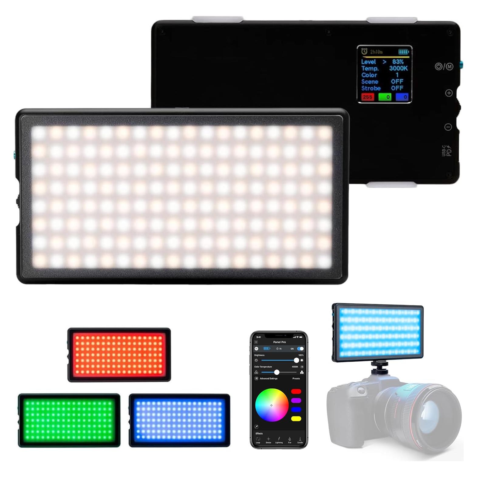 Lume Cube RGB Panel Pro 2.0 Luz LED Ajustable para Cámara