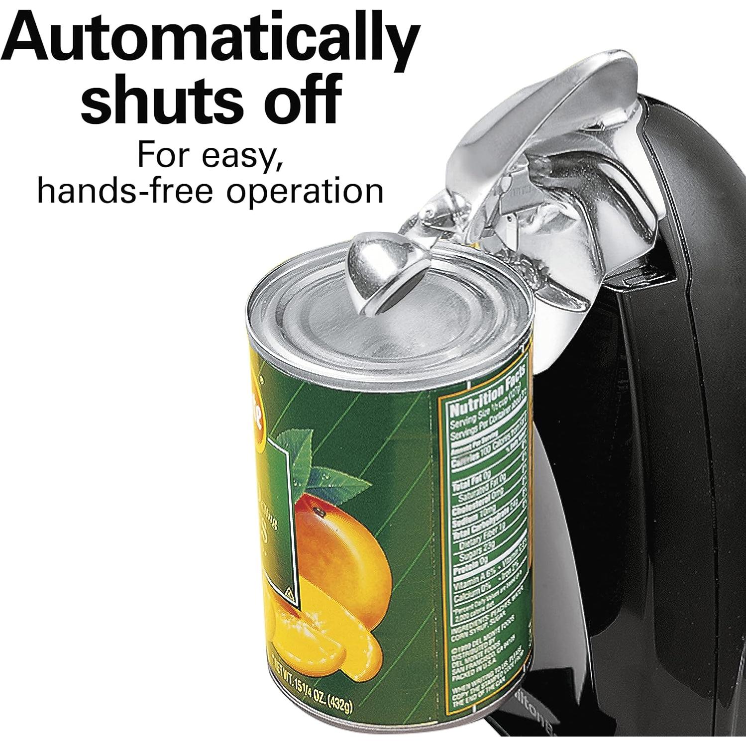 Abrelatas Eléctrico Hamilton Beach 76380Z Extra Alto Negro