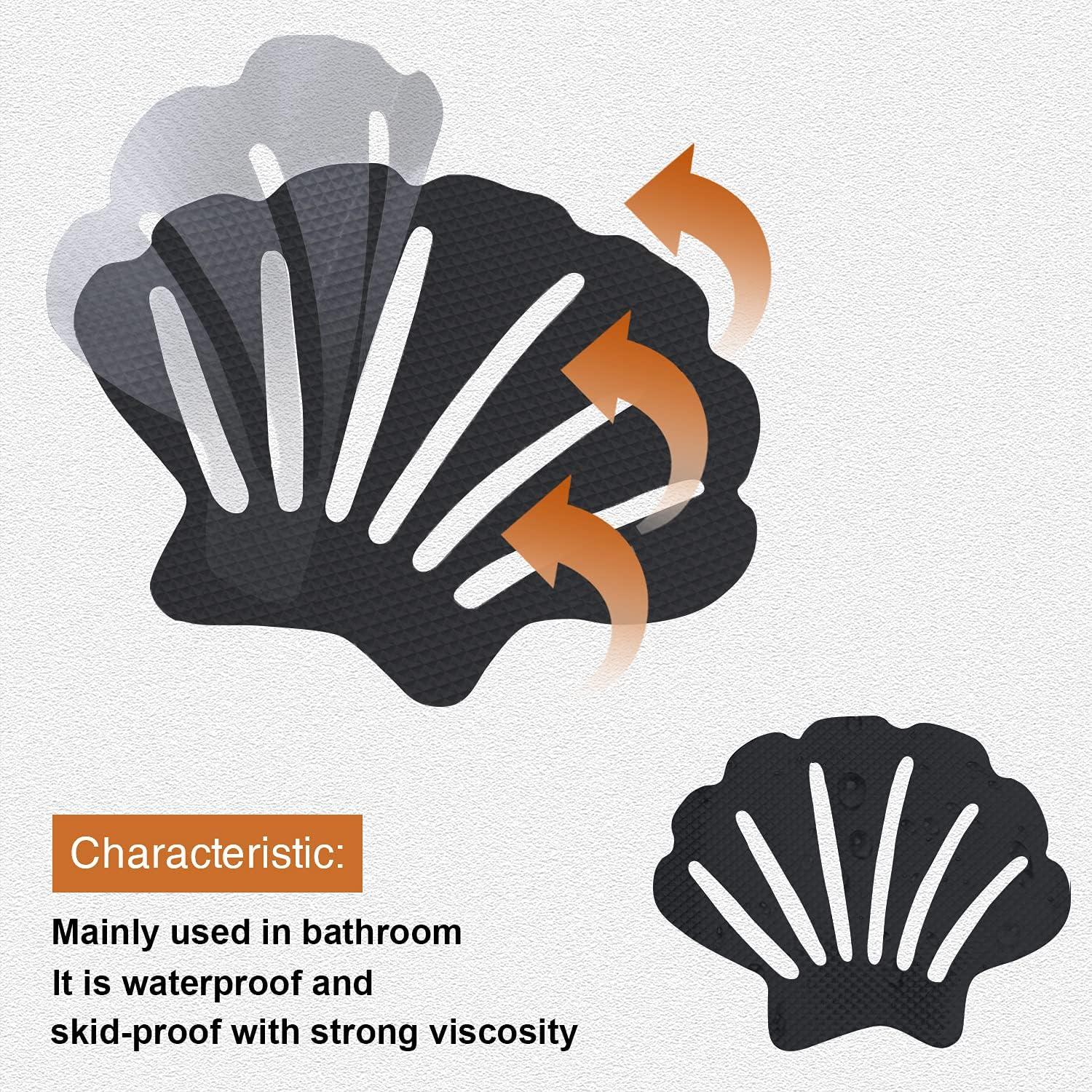 Pegatinas Antideslizantes Secopad para Bañera 24 PCS Negro