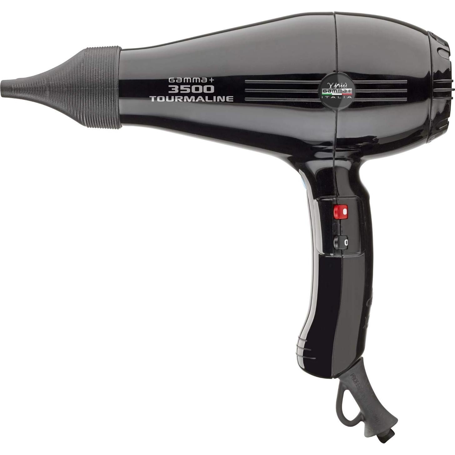 Secador de Pelo Profesional GAMMA+ 3500 Iónico 2000W Negro