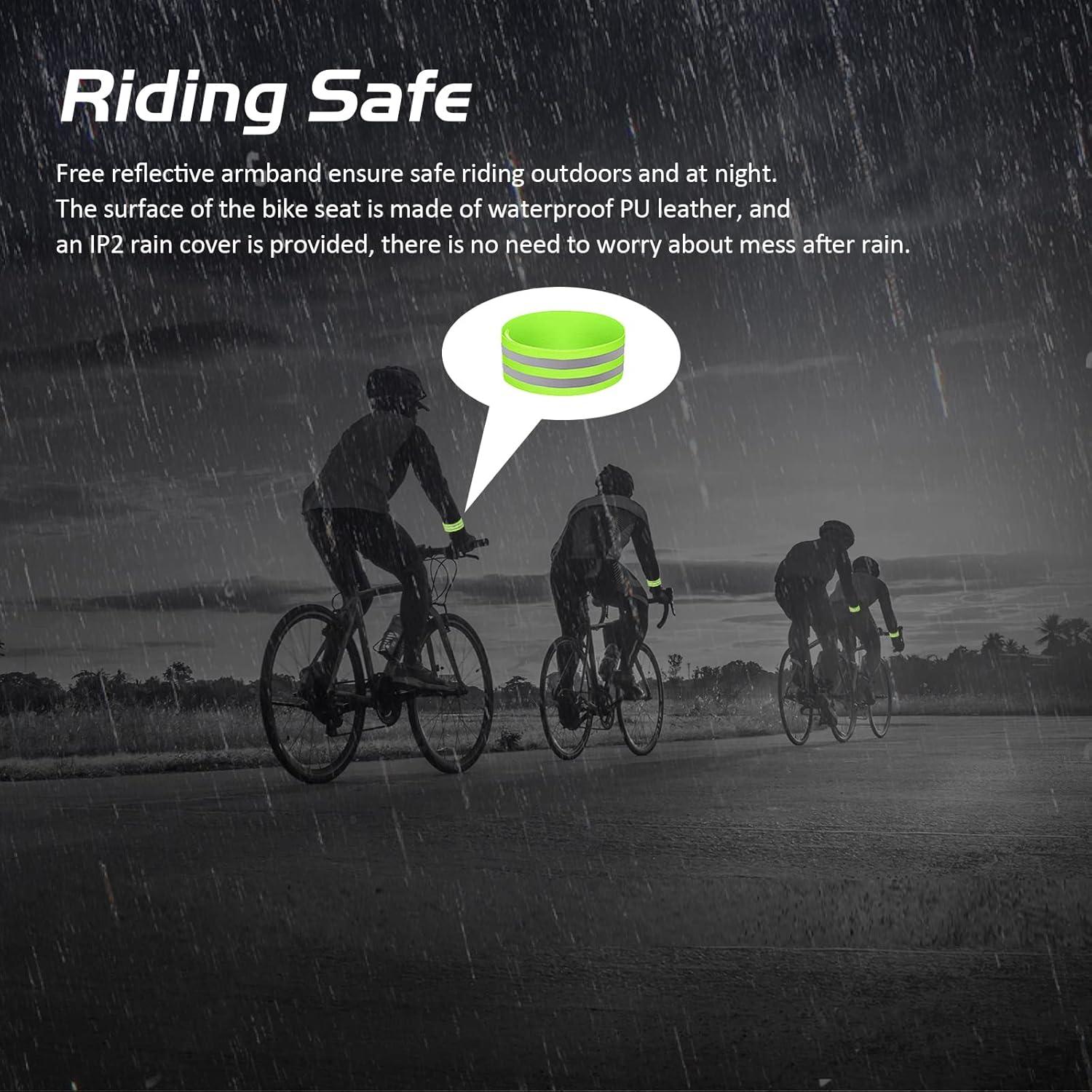 Cojín de Asiento de Bicicleta Twomaples 2024 Extra Ancho