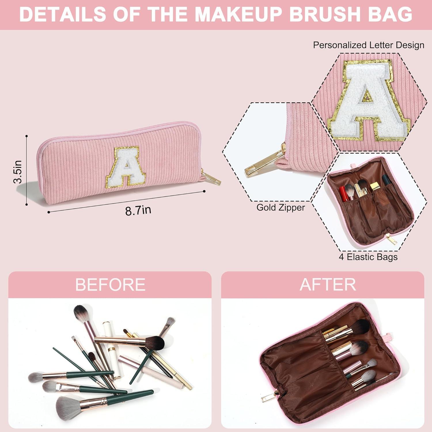 Bolsa de Maquillaje YOOLIFE Rosa Grande con Compartimentos