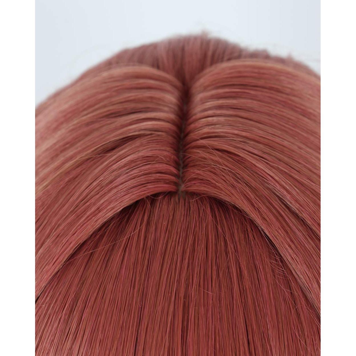 Peluca Larga Linfairy para Niñas con Lazo Blanco