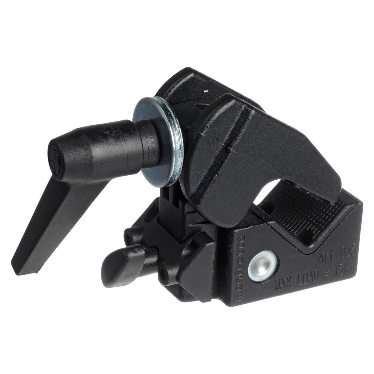 Abrazadera Super Clamp Manfrotto 035 - 15kg, Aluminio, Negro