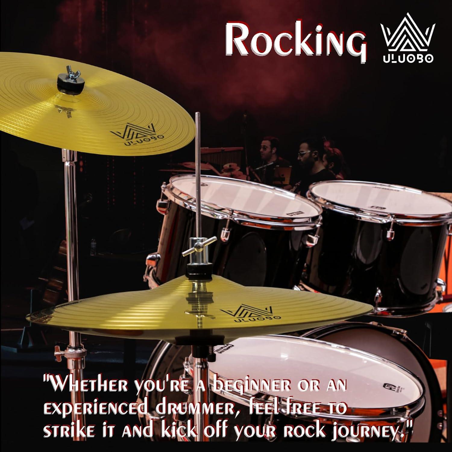 Set de Platillos de Batería ULUOBO 6 Piezas 10-20 cm