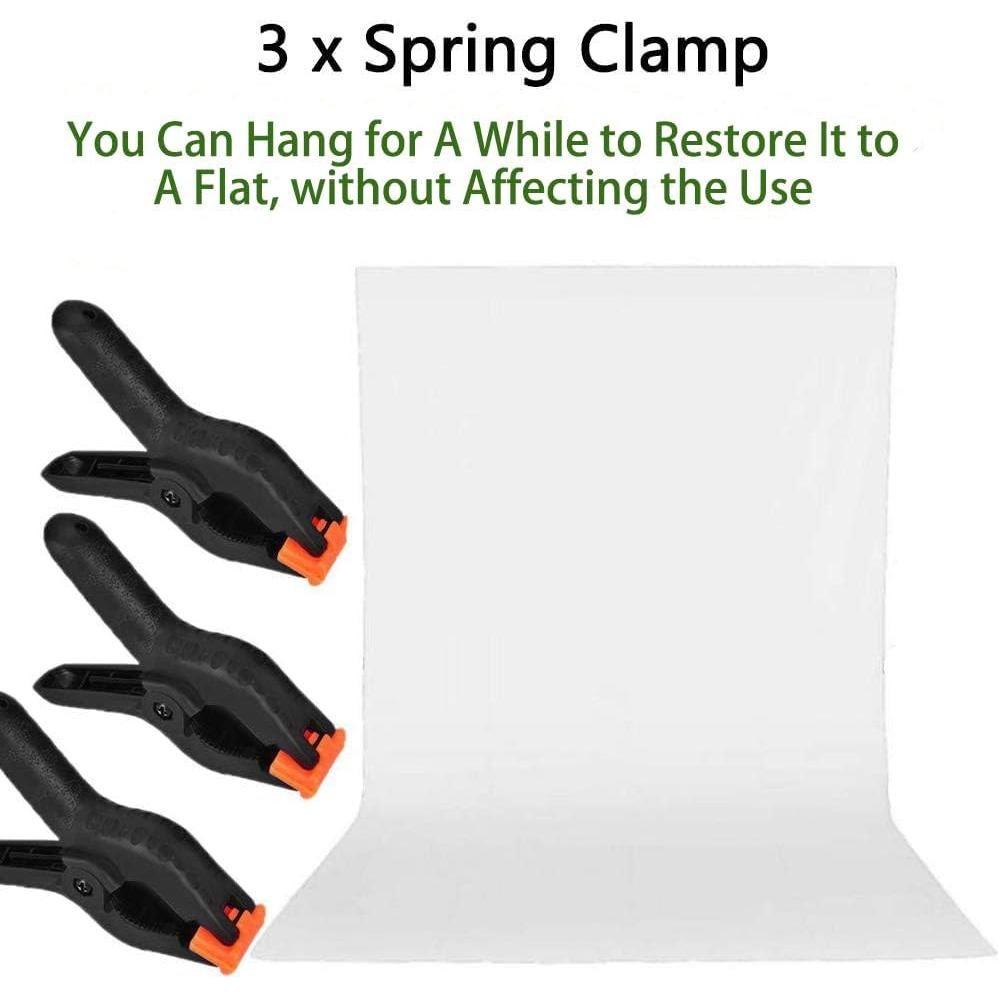 Fondo de Tela Blanca Sin Costuras WODO 1.5x3m para Fotografía