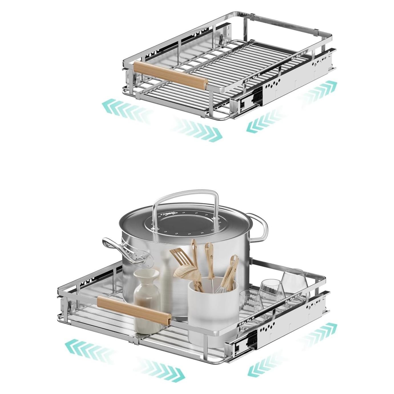 Organizador de Gabinete Expandible jkxoo 30-45.7 cm 2Pack