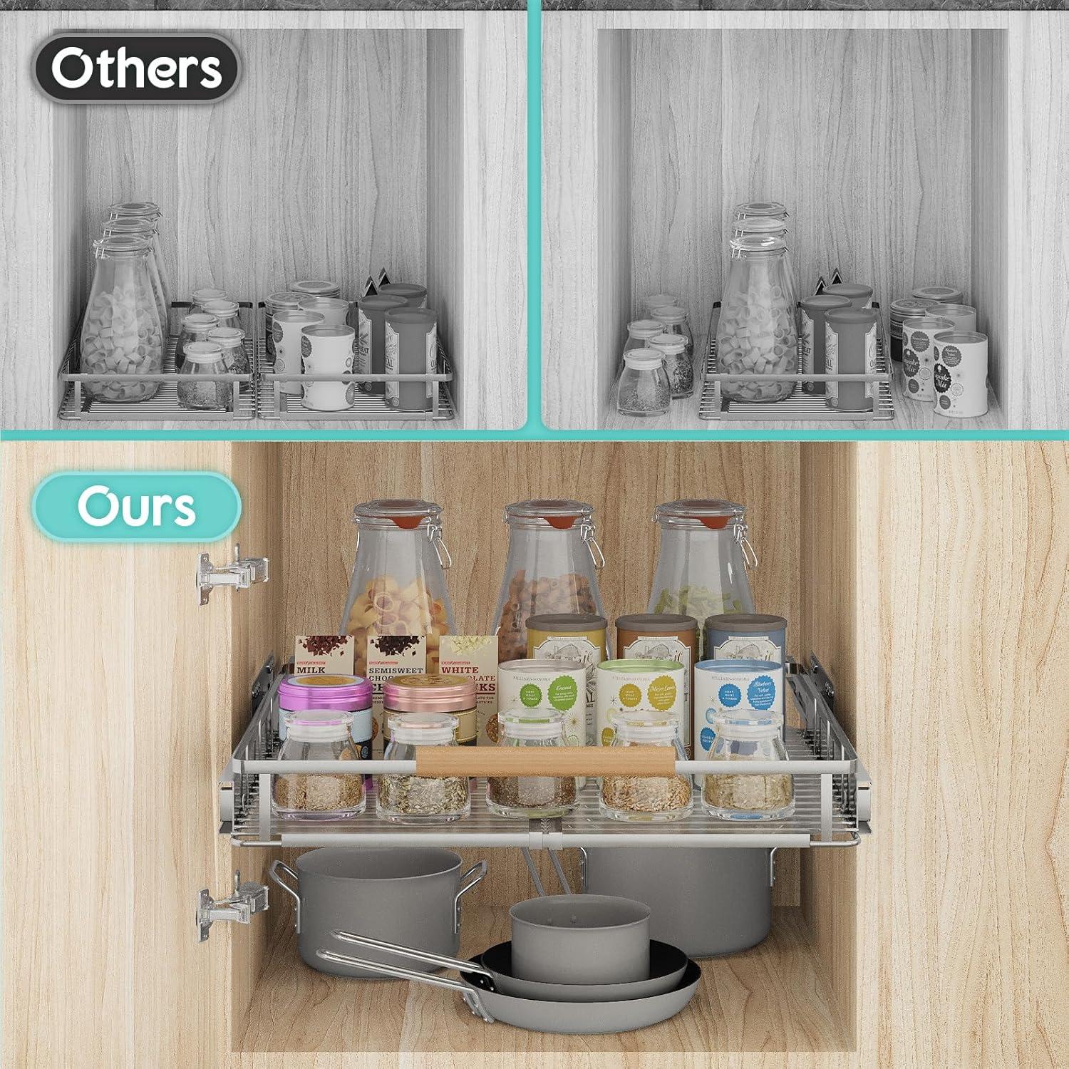 Organizador de Gabinete Expandible jkxoo 30-45.7 cm 2Pack