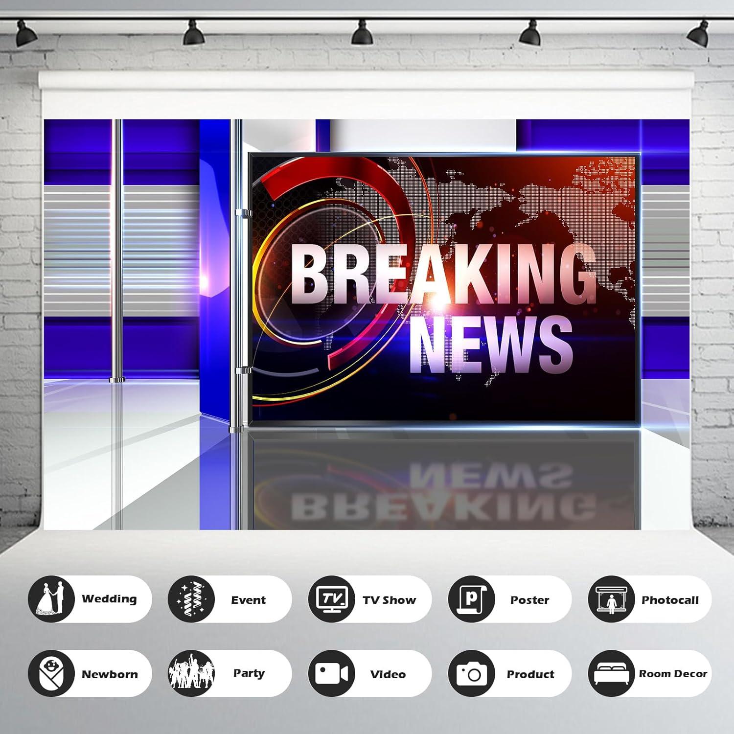 Fondo de Fotografía Vinilo 8x6ft Azul y Rojo Mitivcati