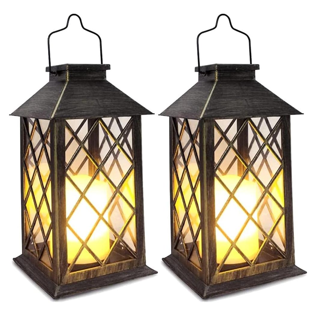 Linterna Solar SHYMERY 2 Pzas 35.56 cm LED Impermeable