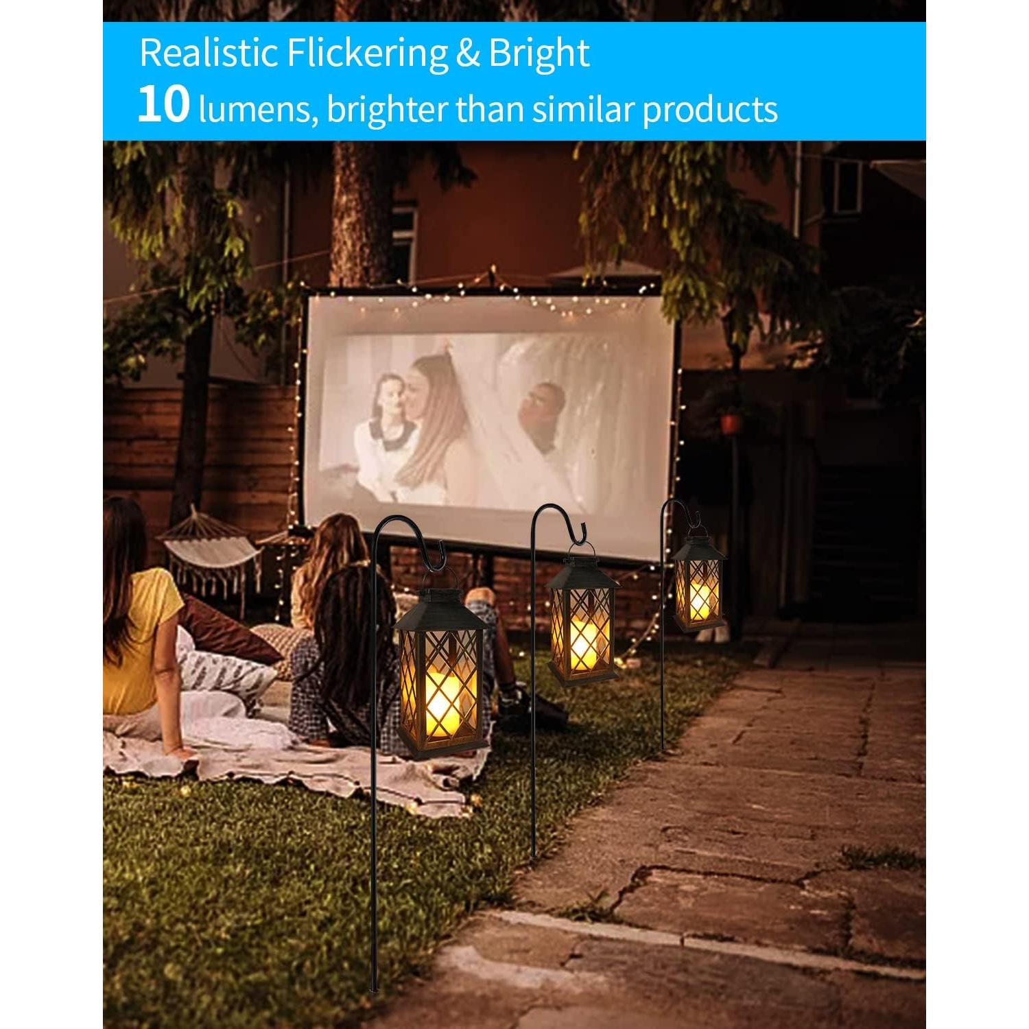 Linterna Solar SHYMERY 2 Pzas 35.56 cm LED Impermeable