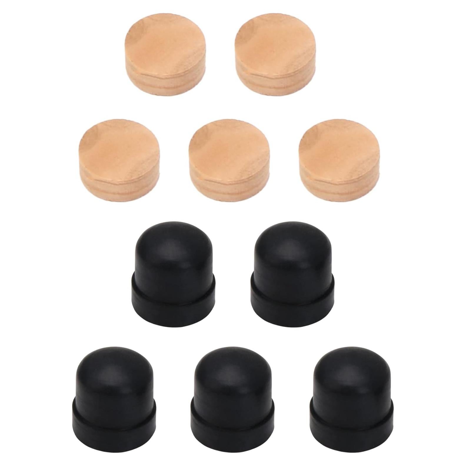 Yibuy 5 Piezas Parachoques de Goma y Corcho para Trombón