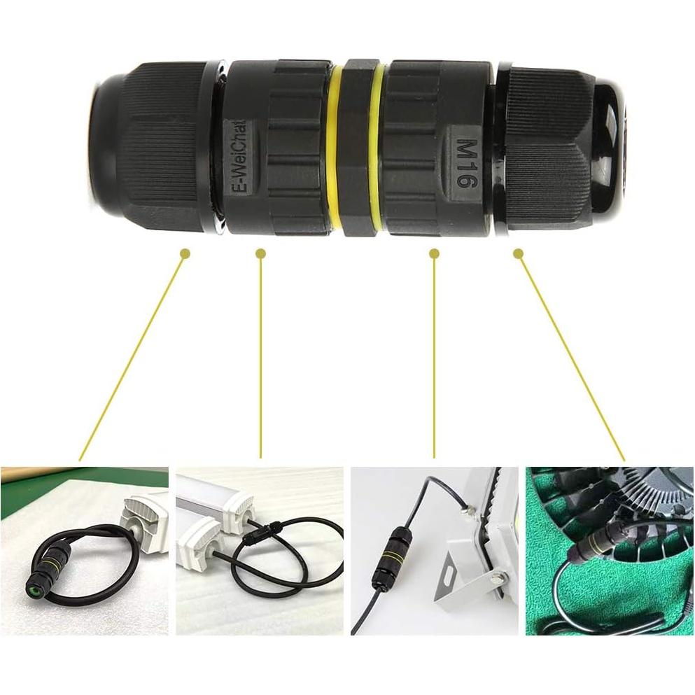 Caja de Conexiones Exterior 2 Vías IP68 HFJY - Paquete de 5