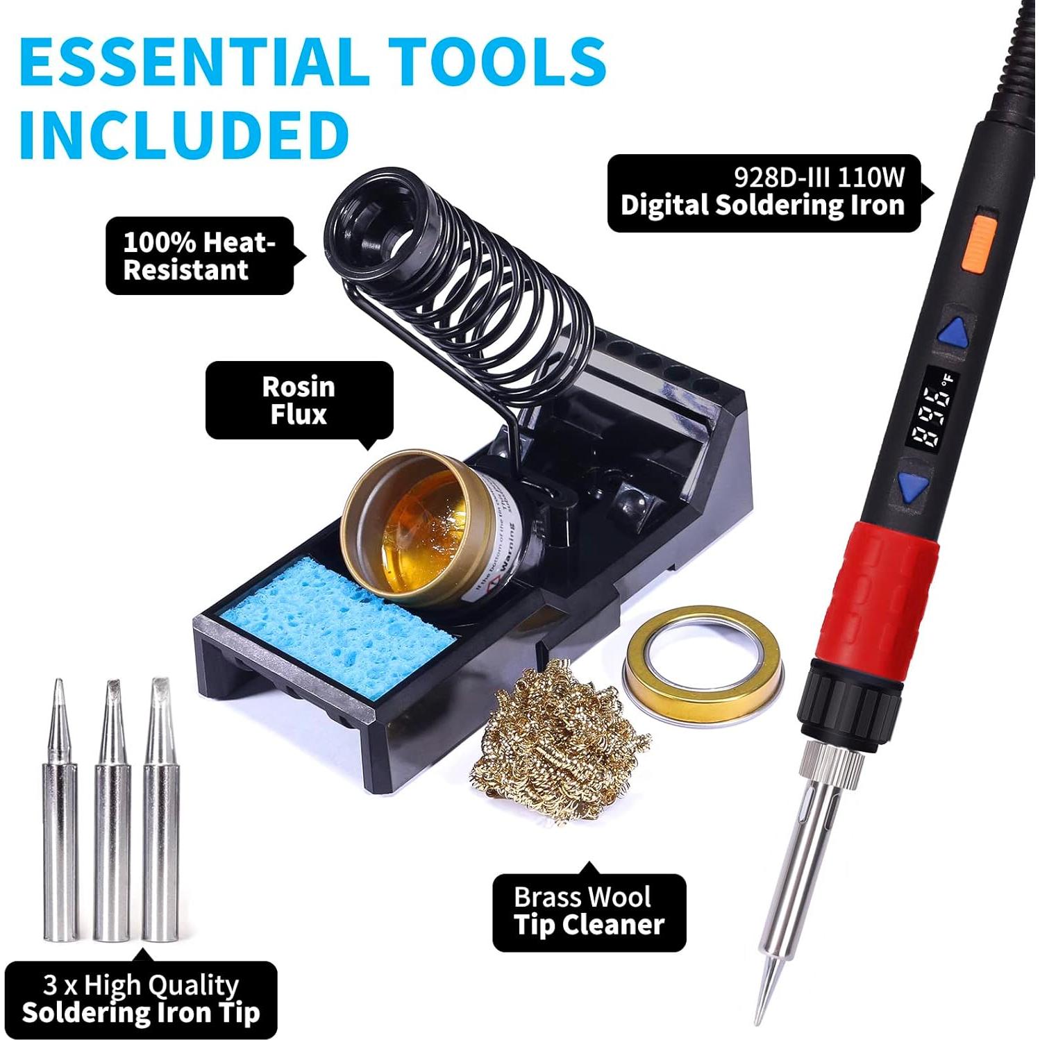 Soldador YIHUA 928D-III 110W Digital con Control de Temp.