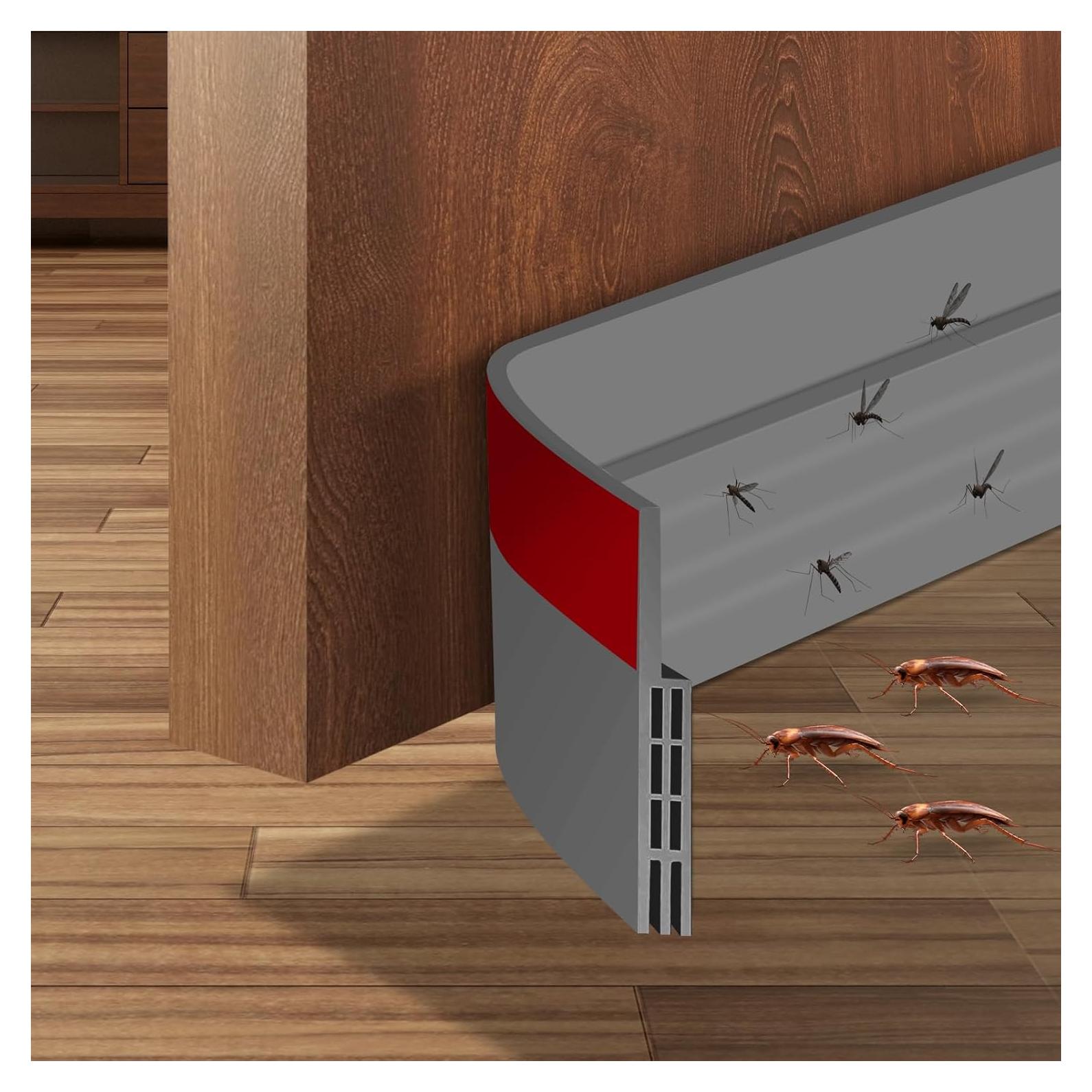 Sellador de Corrientes de Aire Ainiv 95.24 cm x 4.98 cm Gris