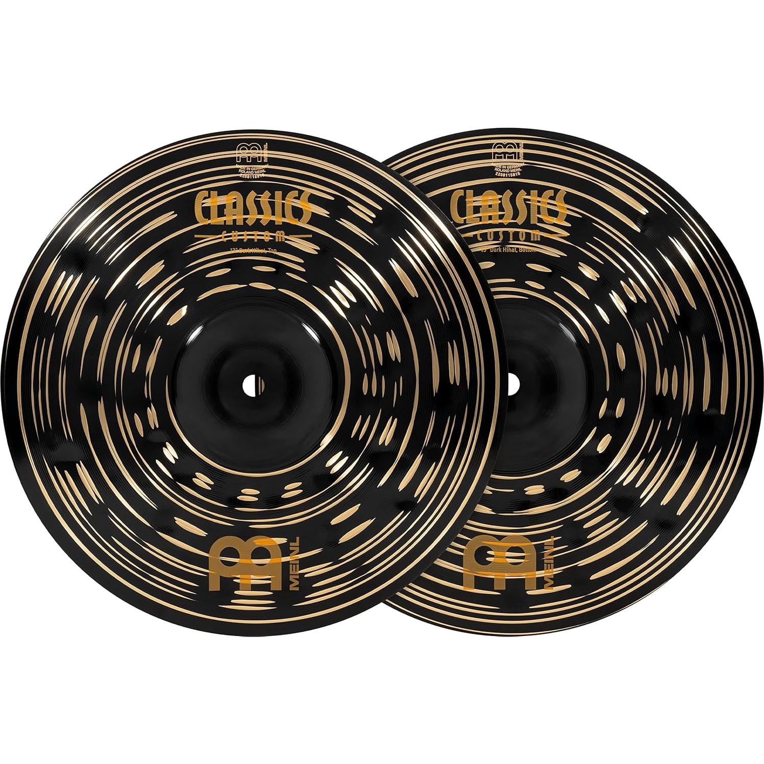 Platillos Hihat Meinl 13" Classics Custom Dark Bronce B12