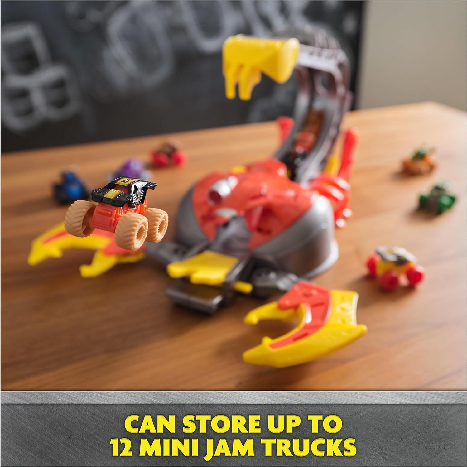 Monster Jam Mini, El Toro Loco Venom Velocity Scorpion Playset, 2 Exclusive Die-Cast El Toro Loco and Max-D Monster Truck, Kids Toys for Boys Ages 3 and Up